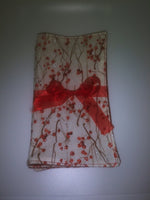 Winterberries Print Reusable cloth napkins, set of 4
