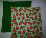 Adorable watermelon Print Reusable cloth napkins un-paper towels, set of 5 different prints