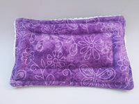 Purple / White flower print Un-sponge