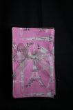 Eifle Tower Pink/Gray Print Reusable cloth napkins, set of 4