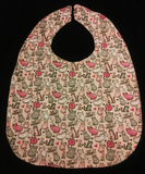 Sweet treats/ kitty Adult Lady/Teen Reversible Bib for Elderly, Special Needs, , Eating in Car/by TV, putting on make up or crafting