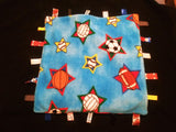 Sports Balls Lovey blanket with tags