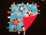 Sports Balls Lovey blanket with tags