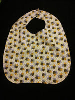 Dragonfly / Bumblebee Adult Woman/Teen Reversible Bib for Elderly, Special Needs, Crafts, Make-up, Eating in Car/by TV
