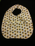Dragonfly / Bumblebee Adult Woman/Teen Reversible Bib for Elderly, Special Needs, Crafts, Make-up, Eating in Car/by TV
