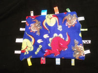 Dinos Lovey blanket with tags